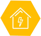 Wind and storm damage icon